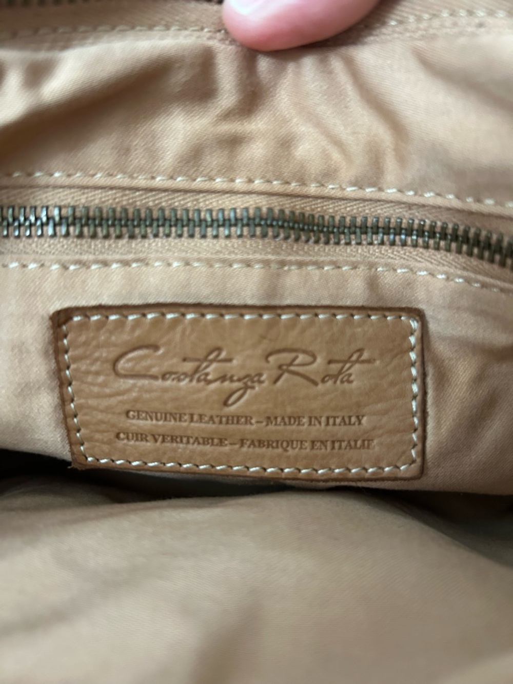 Constanza Rota - Woven Leather Crossbody Bag. Made in Italy - Picture 10 of 16